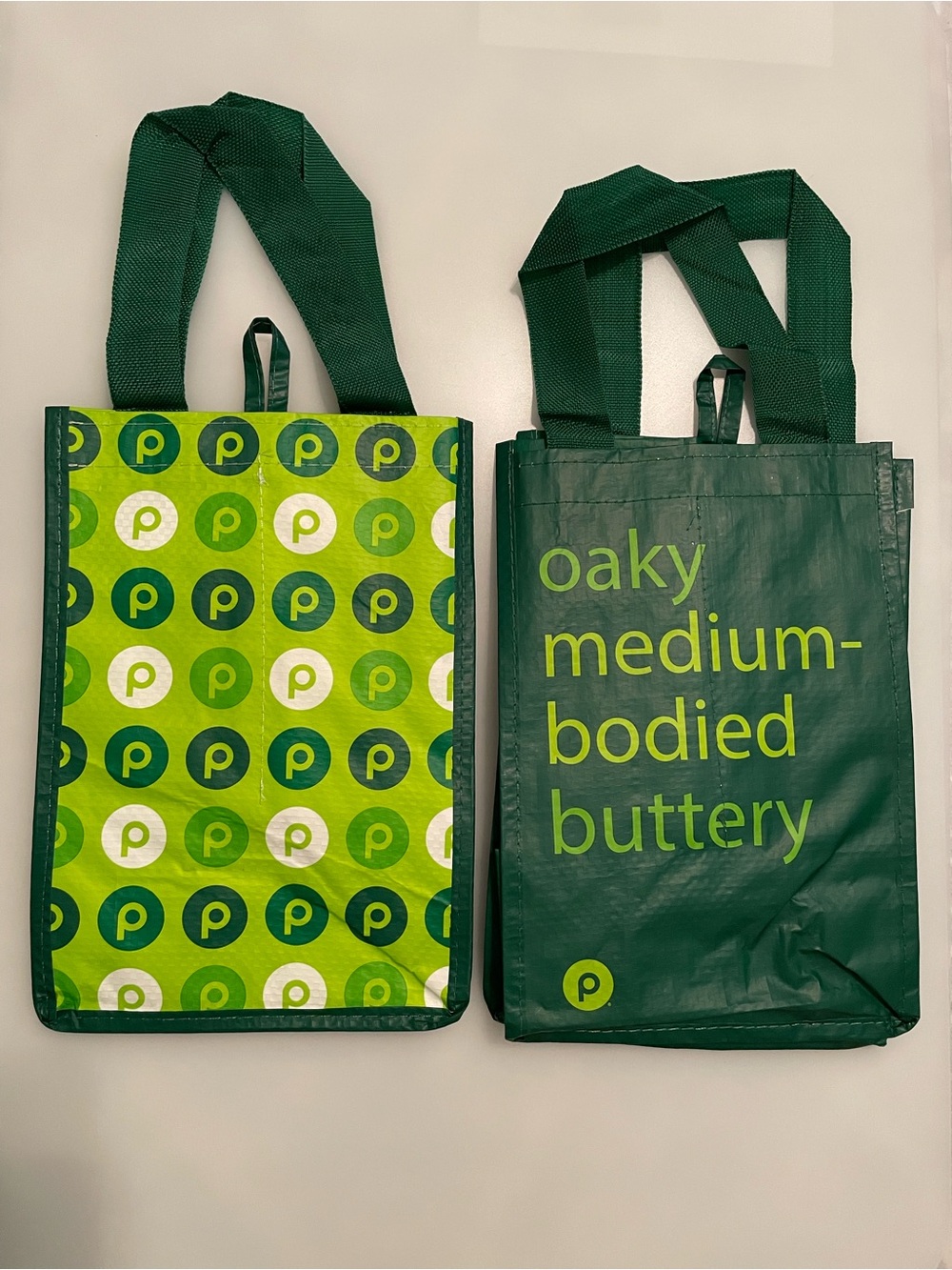 ⭐️ 5/$25 set of 2 reusable wine bottle tote bags